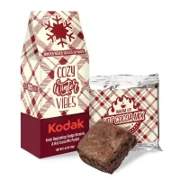 Fresh Beginnings Fudge Brownie and Hot Cocoa in Gable Box