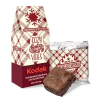 Fresh Beginnings Fudge Brownie and Hot Cocoa in Gable Box