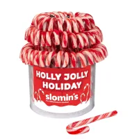 Candy Cane Tub with Full Color Custom Label