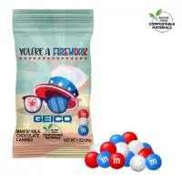 2oz ECO-Digibag, Compostable & Full Color, Americana M&M'S