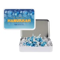 Silver & Color Foil Hershey Kisses® Gift Tin