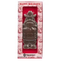 4.5oz Milk Chocolate Cowboy Santa