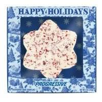 4.5oz Peppermint Bark Snowflake