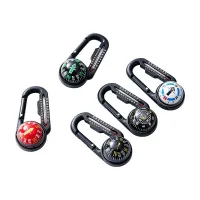 Compass Carabiner With Thermometer