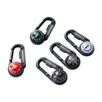 Compass Carabiner With Thermometer