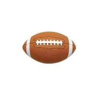 Size 9 Football With Wooden Display Stand