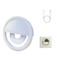 28 Led Bubbles Usb Rechargeable Phone Selfie Light