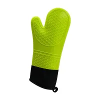 Heat Resistant Silicone Oven Mitts Set
