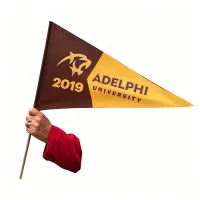 Full Size Print Pennant Pole Included