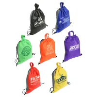Glide Right Non-Woven Drawstring Bag