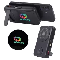 Imperial 10000mAh Light-Up Power Bank with Magnetic Wireless Charger, Watch