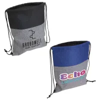 Quill Non-Woven/Nylon Drawstring Bag