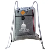 Bordeaux Polycanvas Drawstring Bag by Taroko™