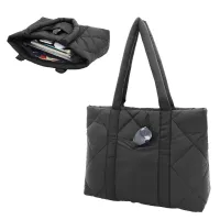 Veranda Quilted Nylon Tote Bag