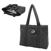 Veranda Quilted Nylon Tote Bag