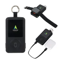 Charter 6200mAh Light Up Power Bank with Watch Charger & Keyring