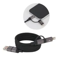 Vector 4-in-1 60W PD 39" MagSnap Charging Cable