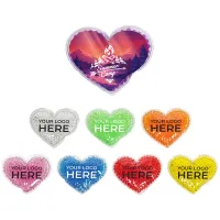 Full Color Large Heart Aqua Pearls™ Hot/Cold Pack