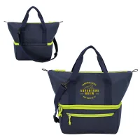 Jasper 2-Compartment 600D Premier Polyester Square Cooler Bag