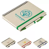 Prairie Fragrant Grass Recycled Spiral Notebook with Pen