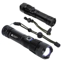 Best Buddy Tools ® Zoom Rechargeable Aluminum Telescopic-Focus LED Flashli