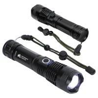 Best Buddy Tools ® Zoom Rechargeable Aluminum Telescopic-Focus LED Flashli