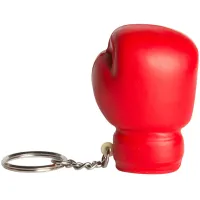 Boxing Glove Squeezies® Stress Reliever Keychain