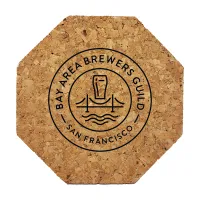 Octagon Cork Coaster
