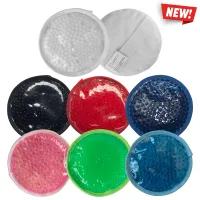 Plush Circle Gel Beads Hot/ Cold Pack