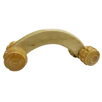 Large Wooden Massager w/ Textured Wheels