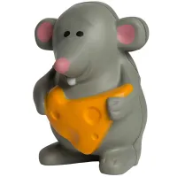 Mouse w/Cheese Squeezies® Stress Reliever