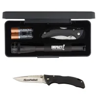"AA" LED Mini Maglite® With Buck® ®Bantam Bbw® Knife