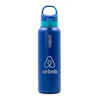 Vapur® Chill 20oz Insulated Water Bottle Admiral Blue with Malibu Teal Trim