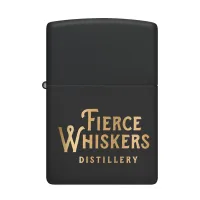 Black Matte Windproof Zippo® Lighter (Laser Engraved Only Version)