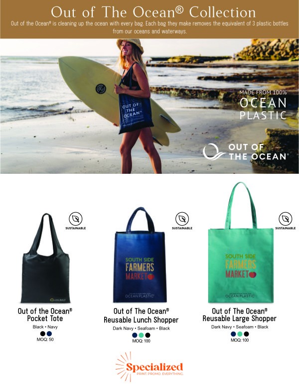 Choose Sustainability with these Recycled Totes!